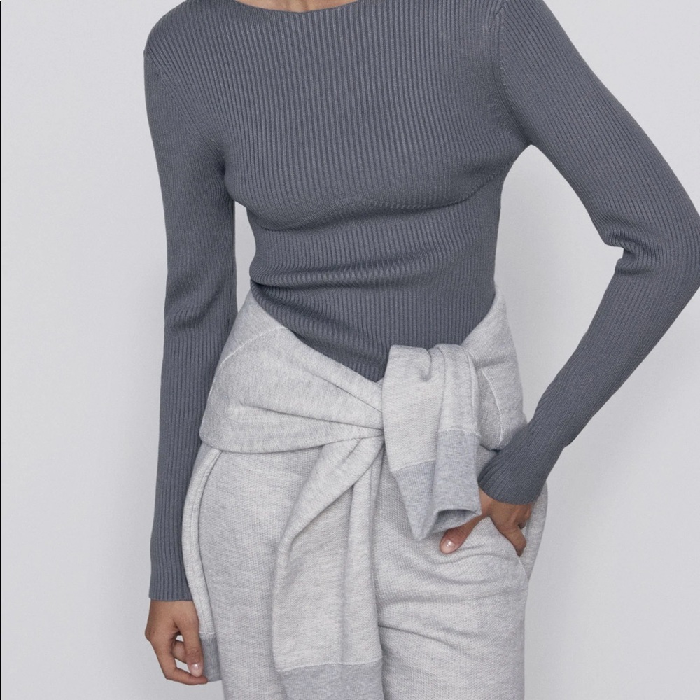 Zara Ribbed Sweater